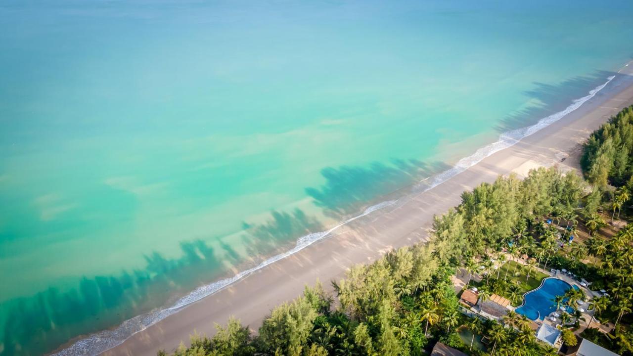 Outrigger Khao Lak Beach Resort - Sha Extra Plus Exterior photo Aerial view of the beach