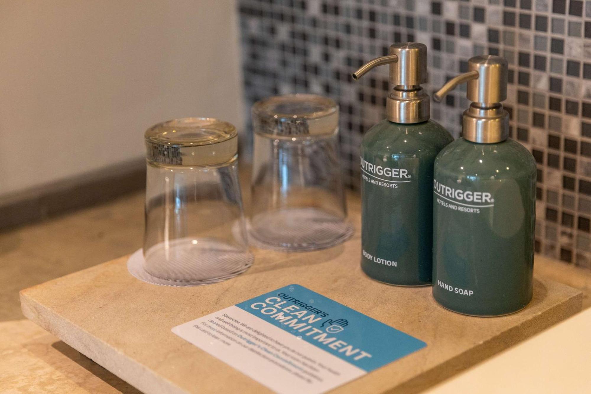 Outrigger Khao Lak Beach Resort - Sha Extra Plus Exterior photo Soap and lotion dispensers